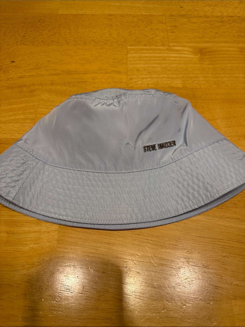 Steve Madden Pale Blue Nylon Bucket Hat